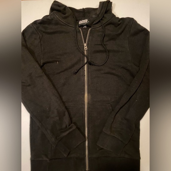 Unsimply Stitched Mens Black Zip Up Cotton M A15 - Picture 1 of 4